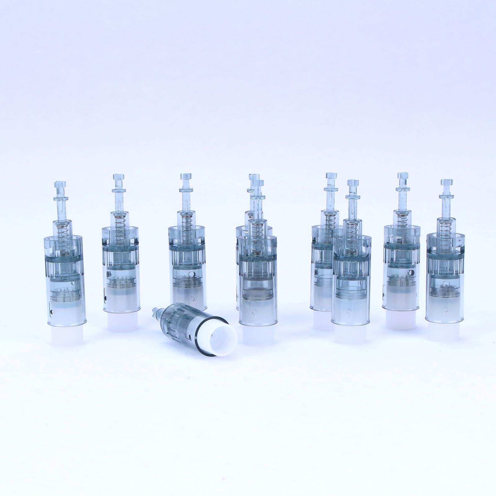 View 1 of 16 Pin Microneedling Pen Cartridges 10pcs for Dr pen M8 M7S Easy to Use Home Use