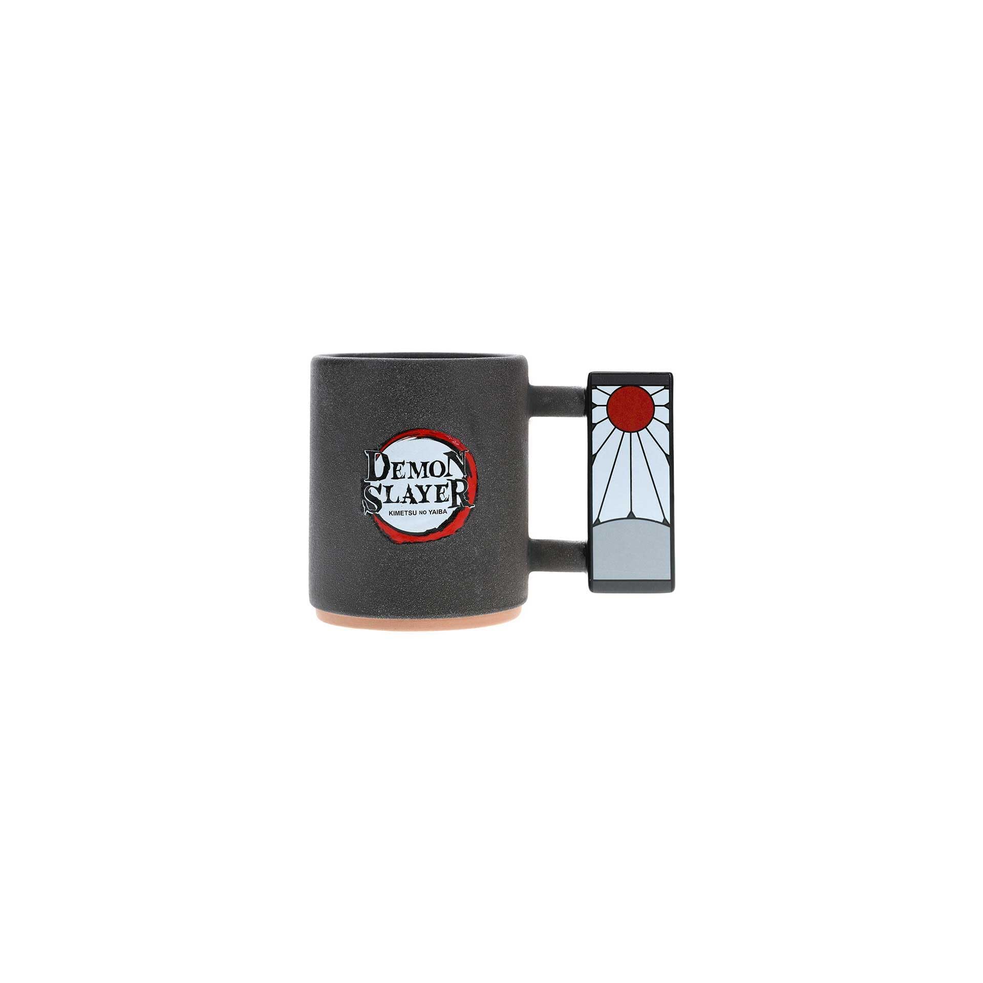 Paladone Demon Slayer Mug with Tanjiro Hanafuda Earring for Handle - Officially Licensed Ceramic Mug, Collectible Cup for Fans of Demon Slayer Kimetsu No Yaba Anime 400ml (15 fl oz)