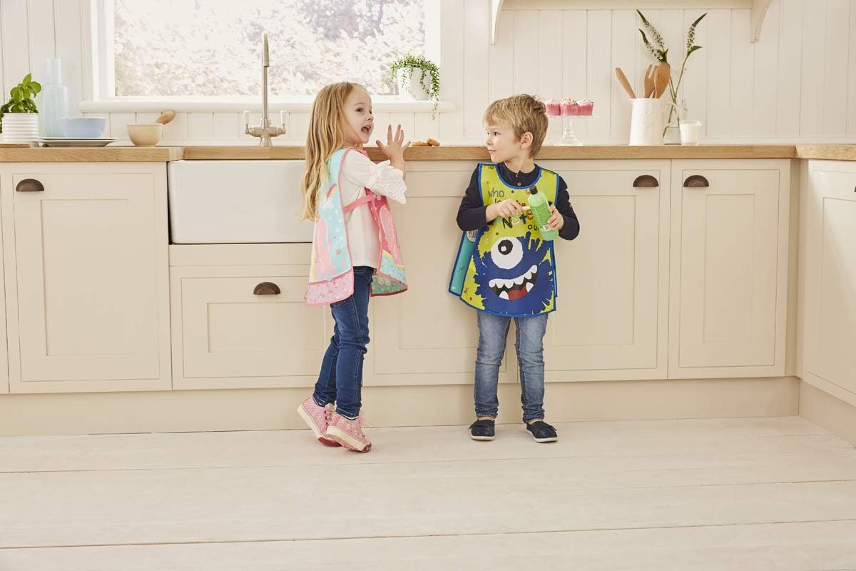 Cooksmart Kids British Designed PEVA Apron, Unicorn, 32cm x 48cm, Fits 2-6 Years - Image 5