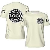 Custom T Shirts for Men Custom Tshirts Design with Text Logo Image Personalized Tshirt Customized T Shirt Front Back