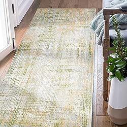 jinchan Runner Rug 2x7 Hallway Abstract Sketch