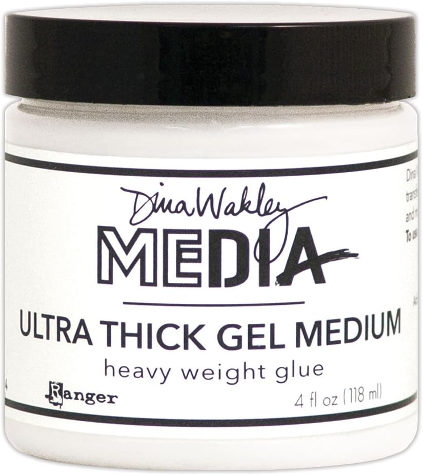 Ranger Ultra Thick Gel Medium 4oz, Synthetic Material, White, 6.4 x 6.4 x 5.9 cm