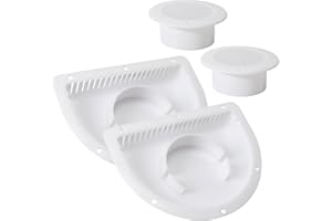 Lonffery RV Vent - RV Vent Covers for Trailer - RV ATV Cycle Truck Cargo Work Trailer Side Air Vents