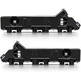 GoaMotors 2PCS Front Bumper Cover Brackets for Chrysler 300 2011-2020 | 57010401AD, 57010402AD Driver and Passenger Side Lower Bumper Support Brackets CH1042113, CH1043113