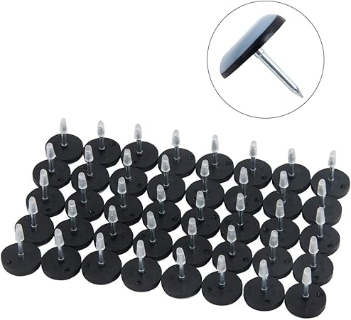 Mophoto 40 Pieces Chair Leg Floor Protectors Furniture Pads For