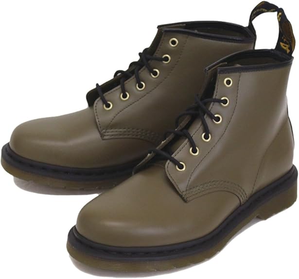 dr martens olive smooth