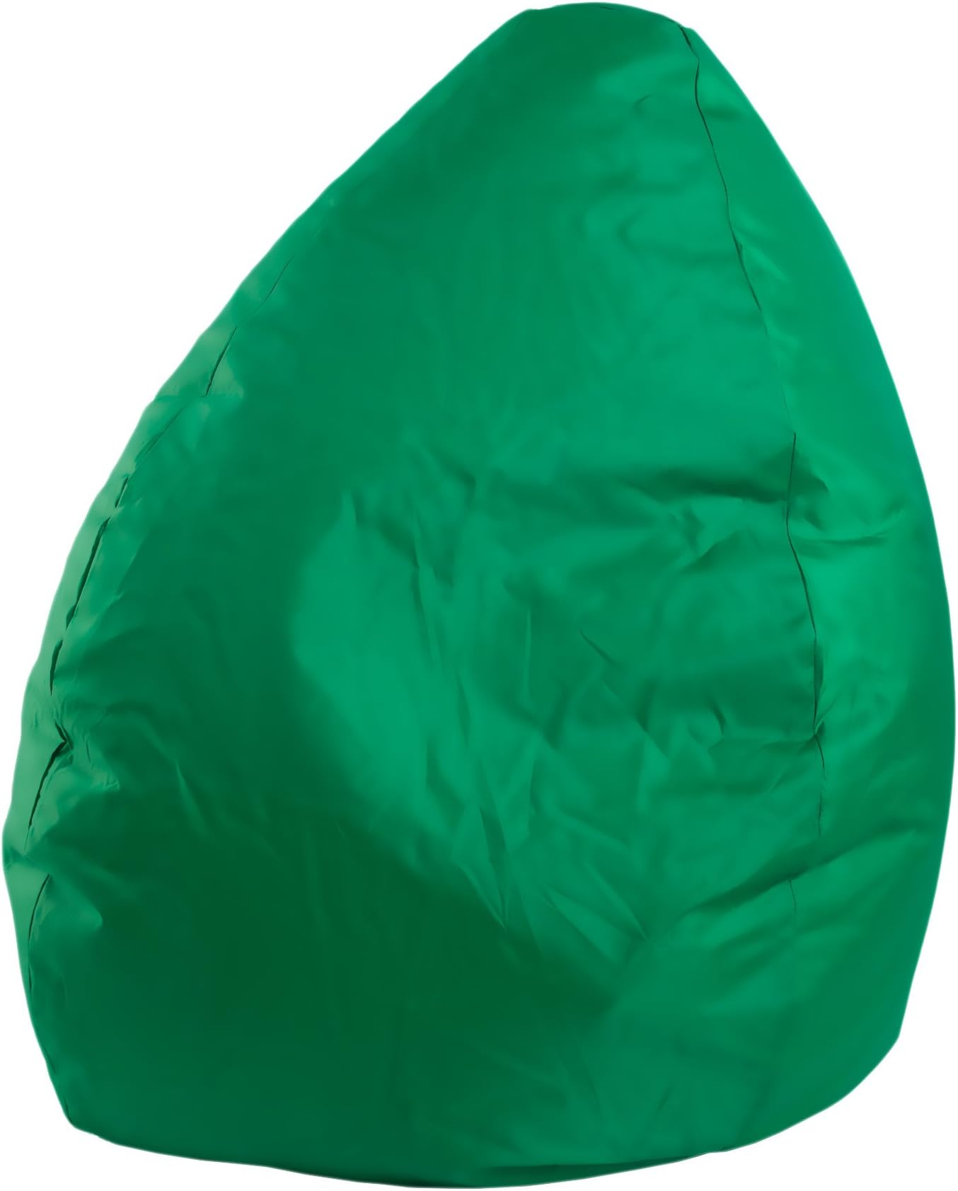 Rebecca Mobili Bean bag Pear-Shaped chair Green Pvc Polystirene Foam sack Lifestyle Home decor (Cod. RE4630)