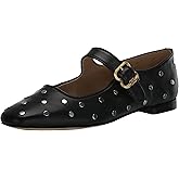 Sam Edelman Women's Michaelastud Black Leather 11 Medium