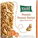Kashi TLC Chewy Granola Bar, Peanut Peanut Butter, 1.2oz 6-Count Bars(Pack of 6)