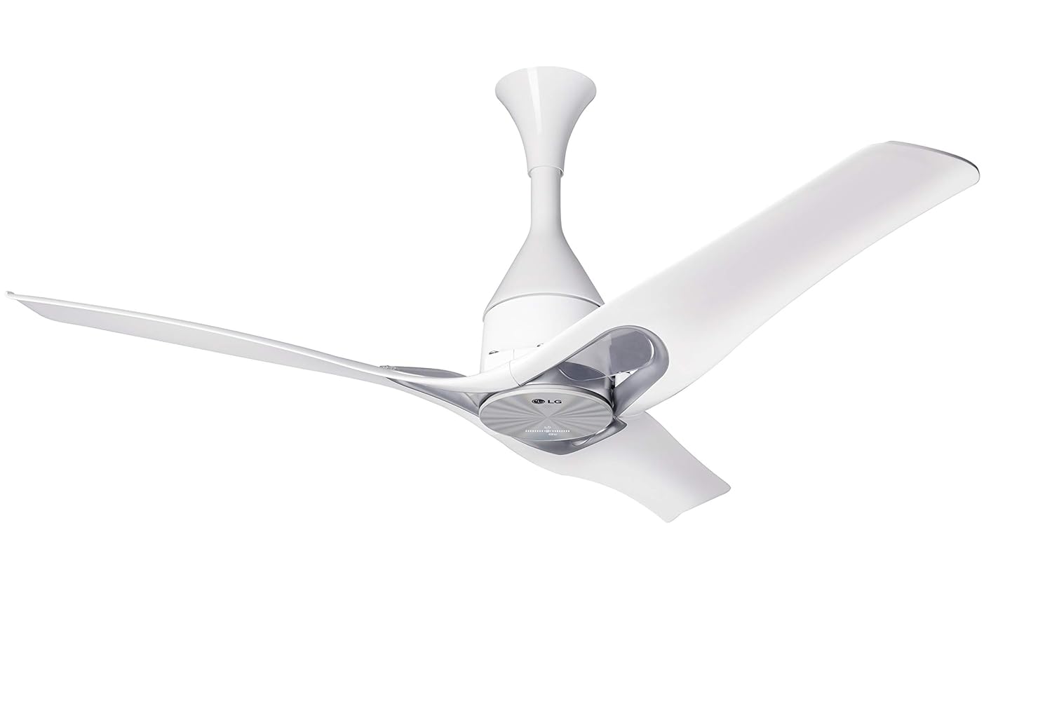 Buy Lg Fc48gswb0 Ceiling Fan With Dual Wings Silver Online At Low