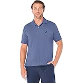 Nautica Mens Classic Fit Short Sleeve Solid Soft Cotton Polo Shirt