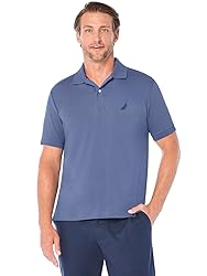 Nautica Men's Classic Fit Short Sleeve Solid Soft