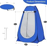 Denny International Portable Outdoor Instant Pop Up Tent Blue Privacy Shelter view 3