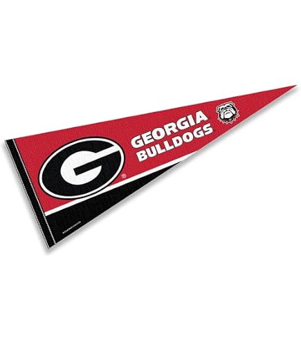 Fanion NCAA Georgia Tech 30 Cm X 12 Cm - Neuf - Supporteur Georgia Tech