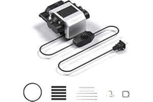 Creality Air Assist for Laser Engraver, 22 L/min Adjustable Air Assist Pump, Blow Away Smoke and Dust, Keep Cutting Clean, Suitable for Falcon 7.5W/10W, Falcon2/Falcon2 Pro Series Engraver Machine