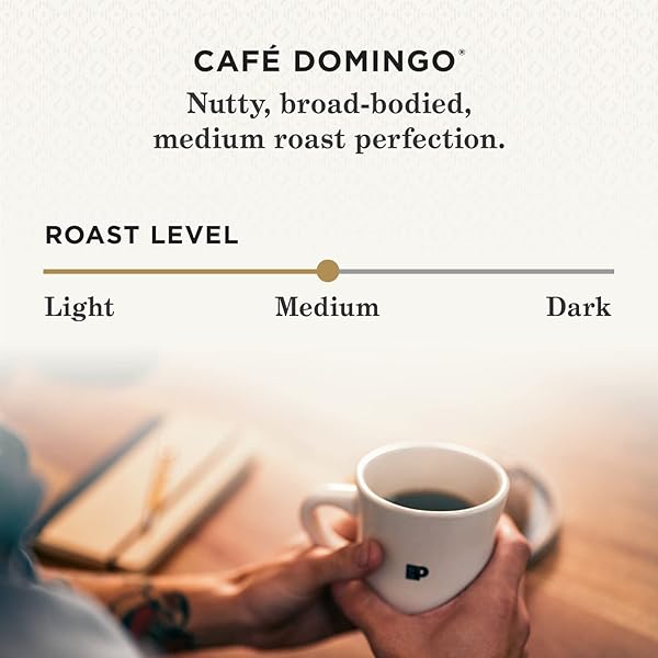 PEET’S COFFEE, MEDIUM ROAST KEURIG K-CUP PODS, 100% ARABICA COFFEE – CAFÉ DOMINGO 54 COUNT (1 BOX OF 54 PODS)