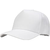 MEINICY Vintage Trendy Trucker Hat, Structured 5-Panel Snapback Hat, Adjustable Cotton Solid or 2-Tone Baseball Cap Men Women