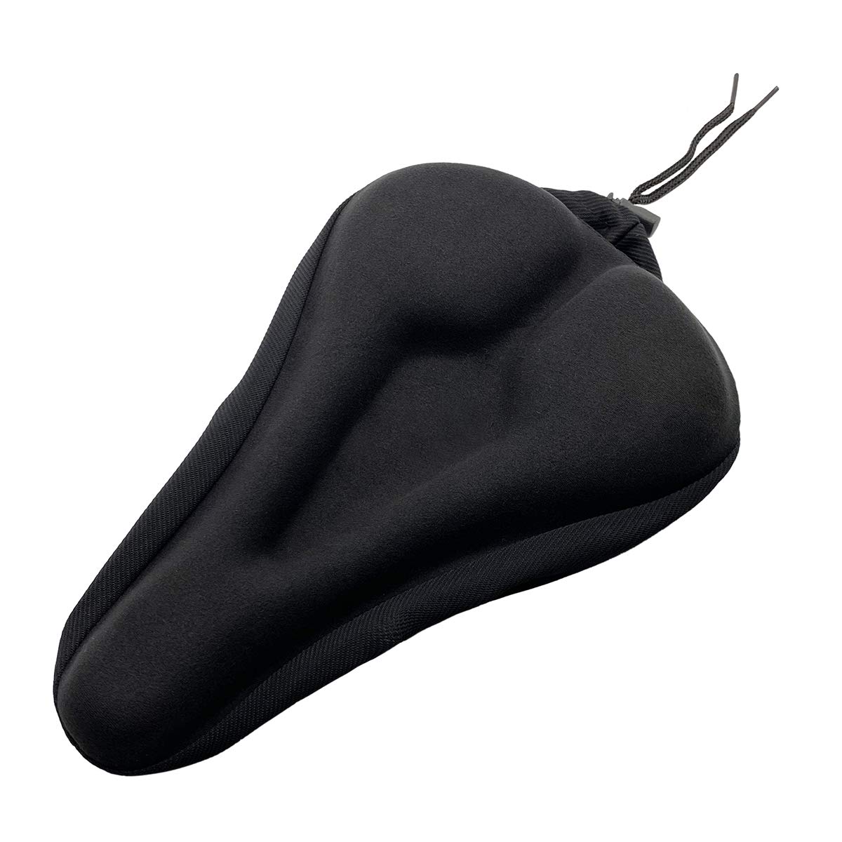 Deefoml Gel Bike Seat Cover Extra Comfortable Soft Gel Bicycle Seat Cycle Saddle Cushion Bicycle Pad Cover Black