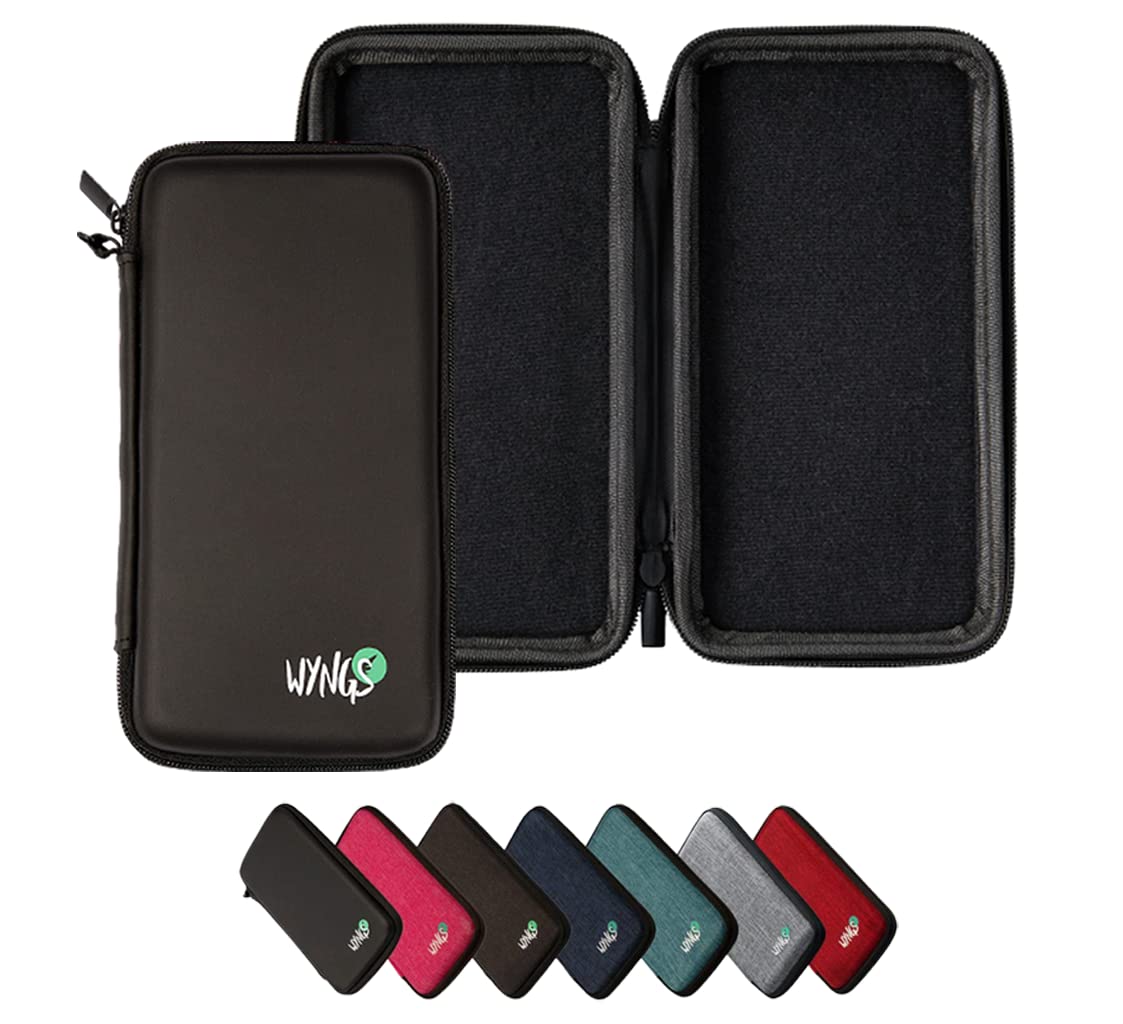 Photo 1 of WYNGS Protective Case for Texas Instruments TI-84 Plus CE Graphing Calculator in Black