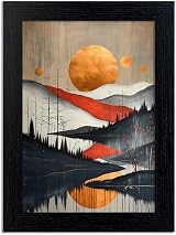 Alison Kingsgate Modern A4 Black Picture Frame Engineered Wood view 8