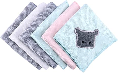 Amazon 皿タオルふきん吸収性タオルぼろきれハンドタオル家庭用クリーニング吊りキッチン脱毛なしべたつきなし6 Pcs 2色 ハンドタオル ホーム キッチン オンライン通販