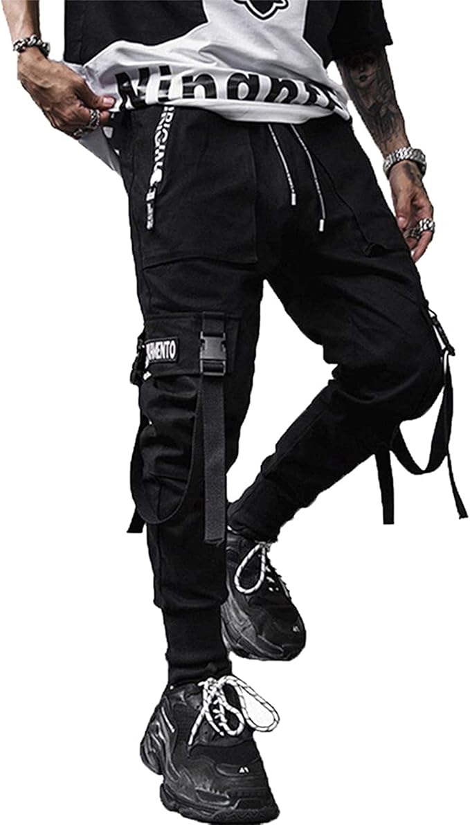 XYXIONGMAO Men's Jogger Pants Techwear Hip Hop Harem Pants Streetwear