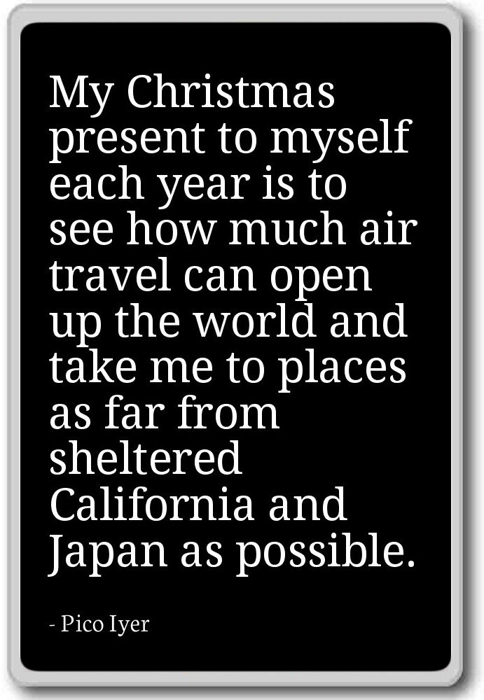 Imán para nevera con citas con texto en inglés