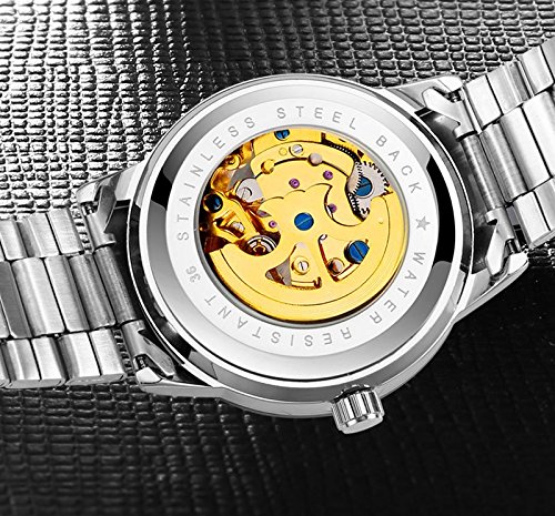 spyn automatic mechanical luxury men's watch
