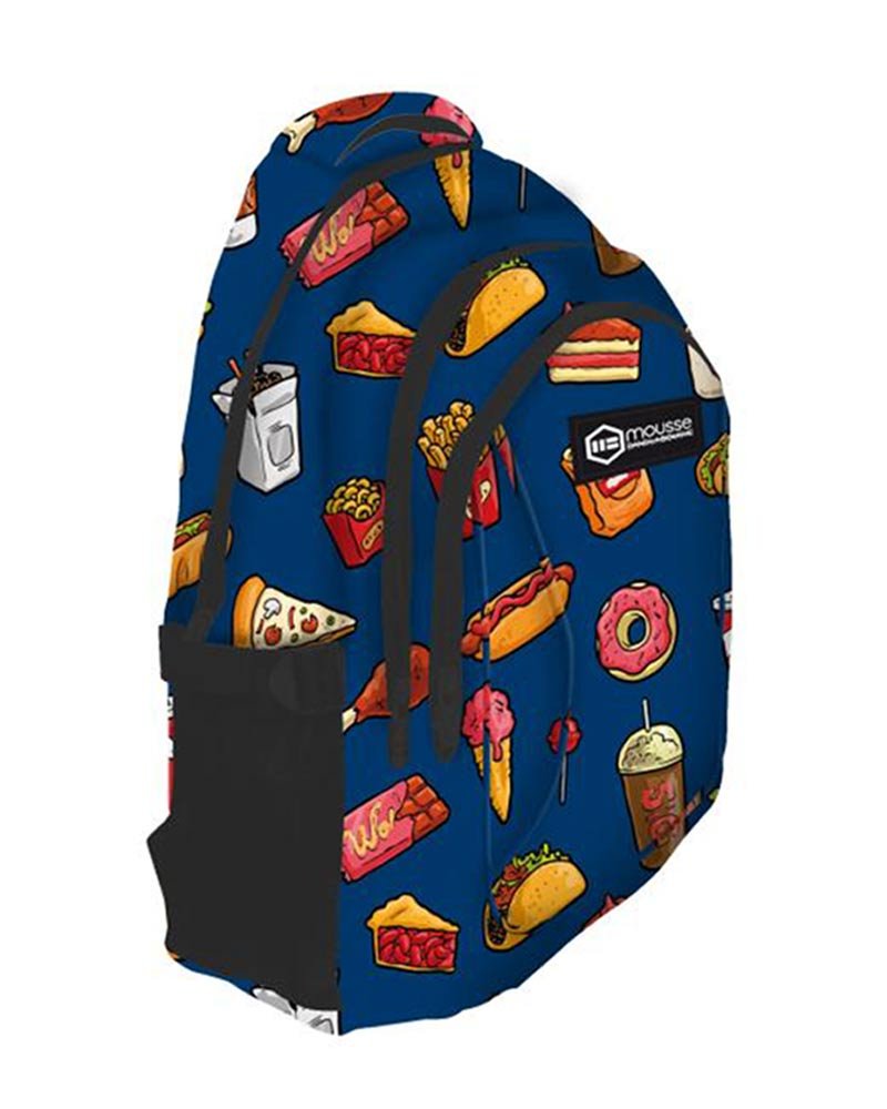 Astro Europa - Backpack 47 x 31 x 15 cm Fastfood Mousse Danslabouche Blue (8422535962462)