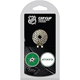 Team Golf NHL Golf Cap Clip with 2 Removable Double-Sided Enamel Magnetic Ball Markers, Attaches Easily to Hats