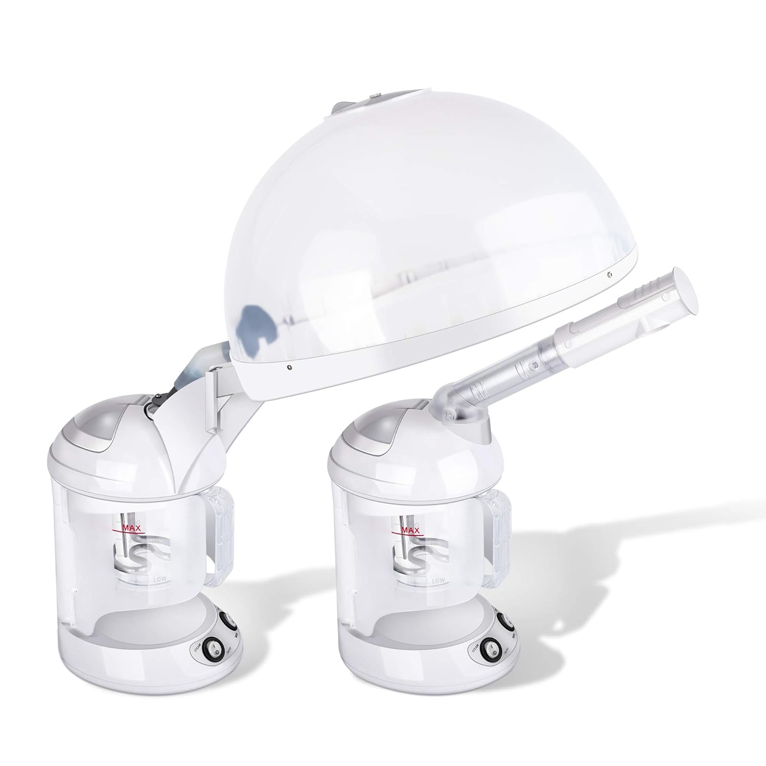 Hair Steamer EZBASICS 2 in 1 Ion Facial Steamer, Hair Humidifier Hot Mist Moisturizing Facial Atomizer Face Hydration System Sprayer, Design for Personal Care Use At Home or Salon: Beauty