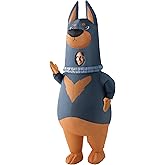 Spooktacular Creations Halloween Inflatable Costume, Full Body Dog Blow Up Outfit, Inflatable Suit for Themed Cosplay Parties