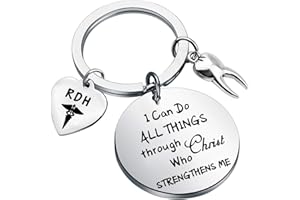 LQRI Dentist Gift Registered Dental Hygienist Gift Dental Jewelry Dentist Retirement Gift RDH Graduation Gift