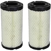 2Pcs Air Filter for Kubota K1211-82320 1G659-11222, Kawasaki 11013-7048 11013-1290, John Deere M113621, Toro 108-3811, Kohler 25 083 02-S, Donaldson P822686 Baldwin RS3715 Fleetguard AF25550 WIX 46449
