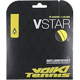 Volkl V-Star | Tennis Racquet String | Spin &amp; Control | Smooth Finish Co-Polymer String
