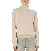 DAIMIDY Turtleneck Sweaters for Women Long Sleeve Knit Pullover Sweater Top Fall Winter Fashion Outfits