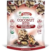 Jennies Organic Coconut Bites with Goji &amp; Chia, 5.25oz Gluten Free, Non-GMO, Peanut Free, Kosher (6 Packs)