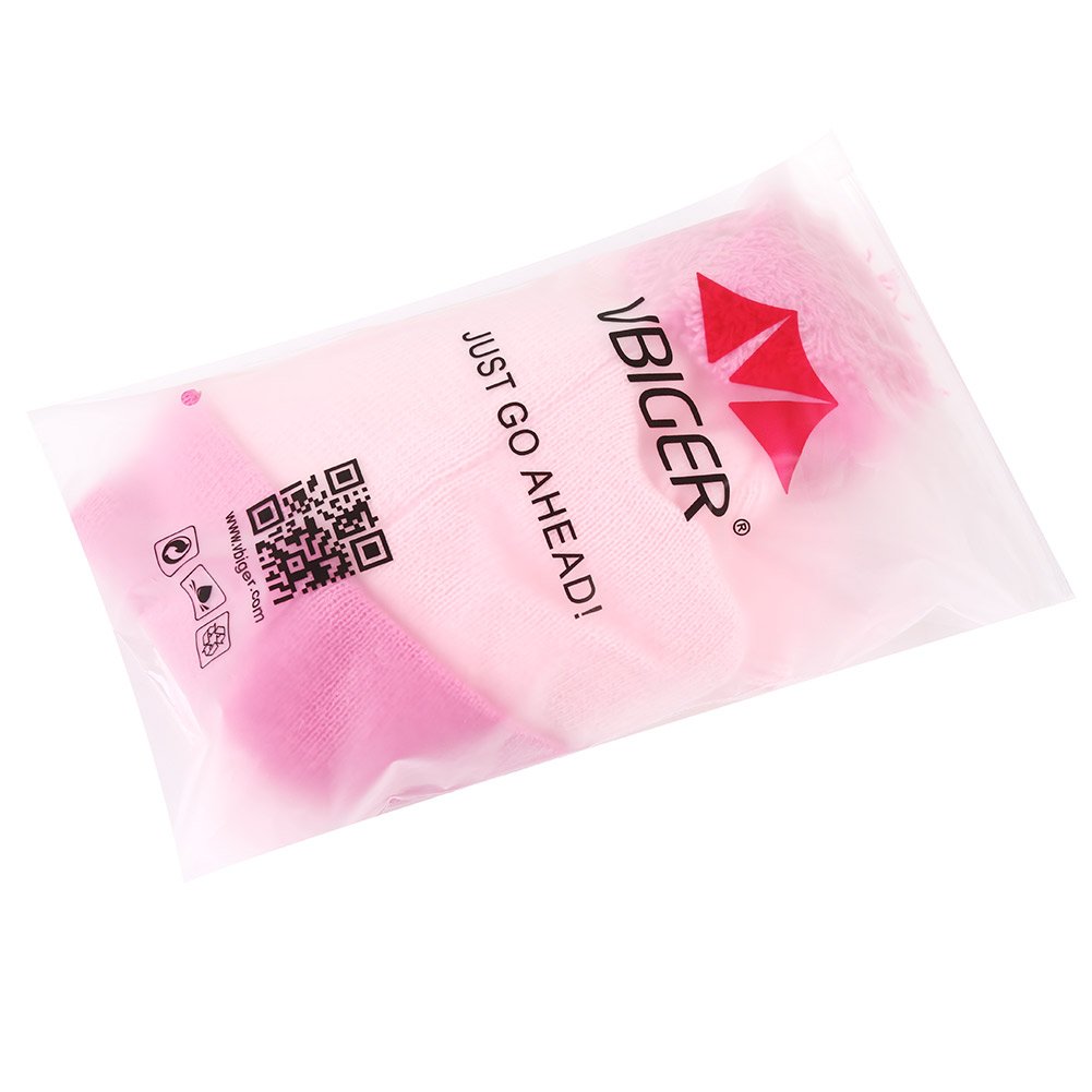 Vbiger Knitted Hat Scarf And Gloves Set For Kids (Pink)