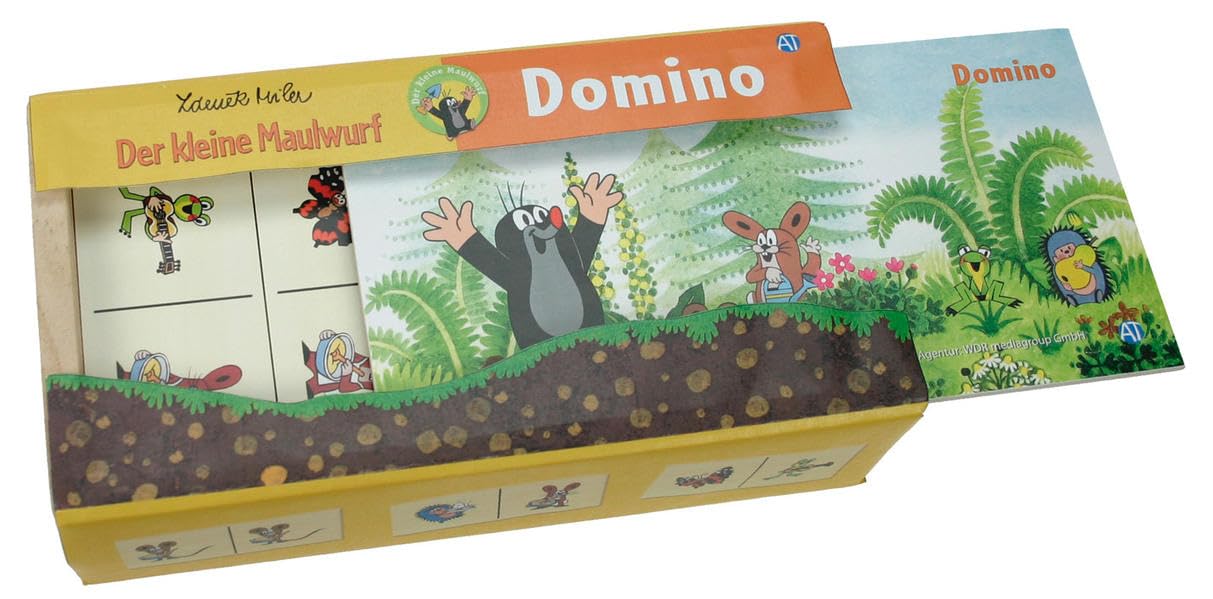 Trötsch Domino 39223 Small Mole Wooden Box
