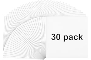 Tujoe 30 Sheets Thinfire Kiln Shelf Paper - 5 x 5 Inches Thin Fire Kiln Shelf Paper for Glass Fusing Smooth Surface DIY Crafts