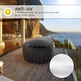 Estefanlo Waterproof Round Fire Pit Cover 80cm Anti-UV Protection view 4