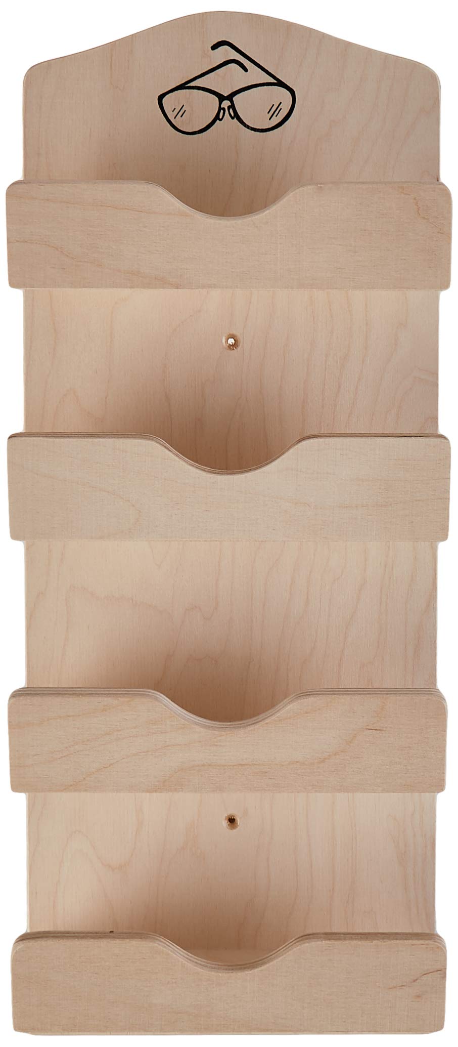 eliga 4 Glasses Rack with Picture Motif