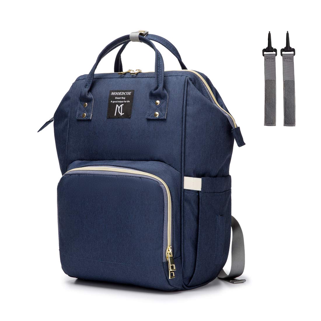 large capacity backpack diaper bag