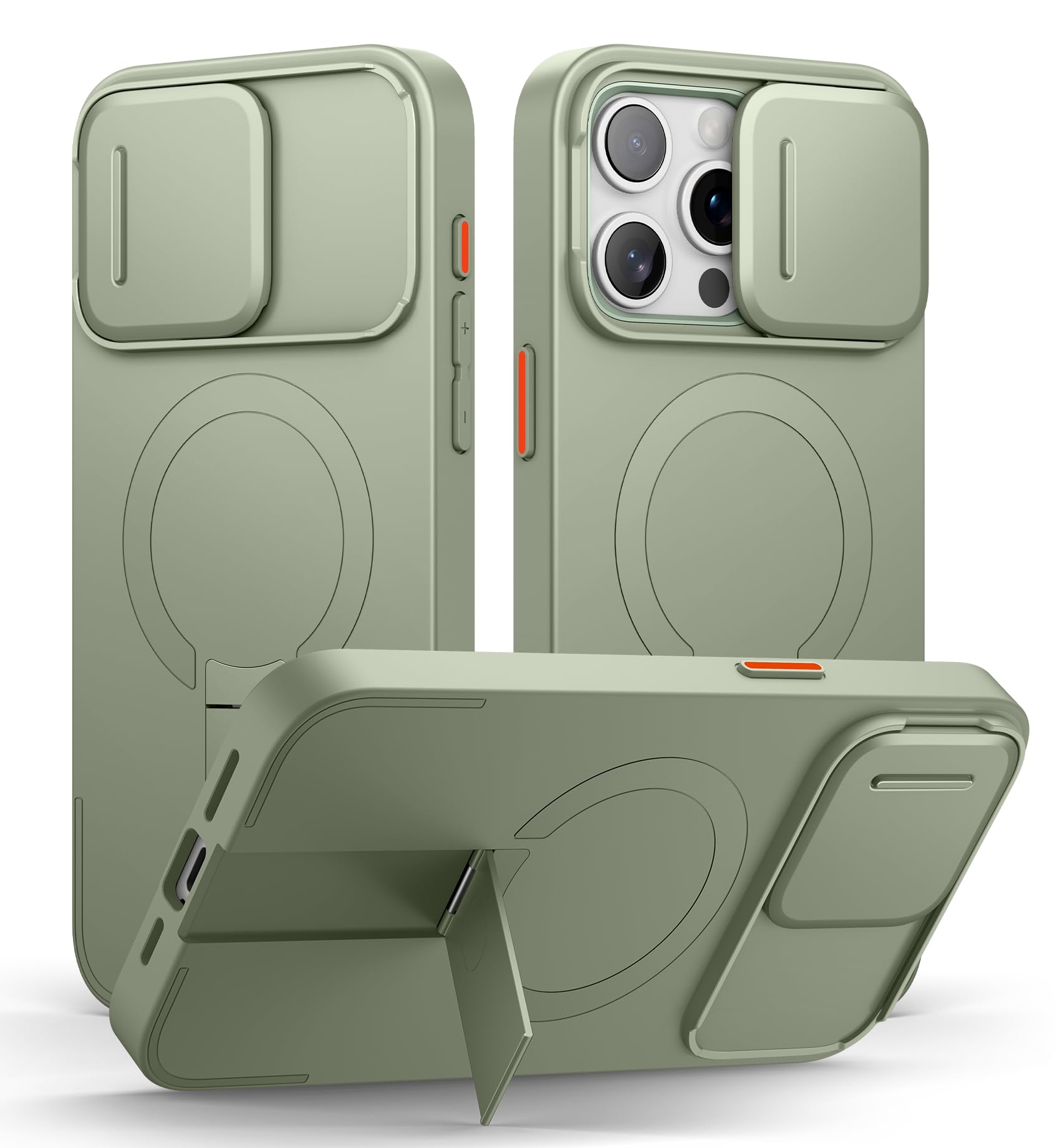 SURITCH for iPhone 15 Pro Max Case with Magnetic Camera Slide Cover and ...