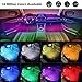 Interior Car Lights, YLCVBUD 4pcs RGB Car LED Strip Lights Waterproof APP Control 48 LED Multi Lighting Kits, Sync to Music Car Lighting + DC 12V Car Charger