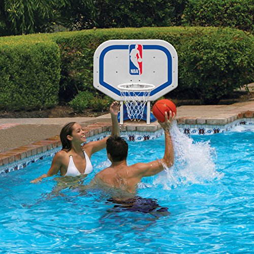 Poolmaster 72931 NBA Logo Pro Rebounder-Style Poolside Basketball Game