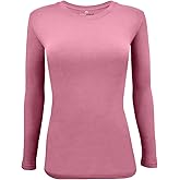 Natural Uniforms Women's Under Scrub Tee Crew Neck Long Sleeve T-Shirt
