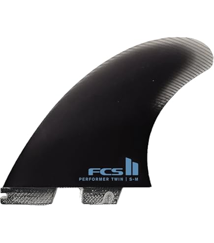 Amazon.com : FCS II MF Twin+1 PC Black M-L Fins : Sports & Outdoors