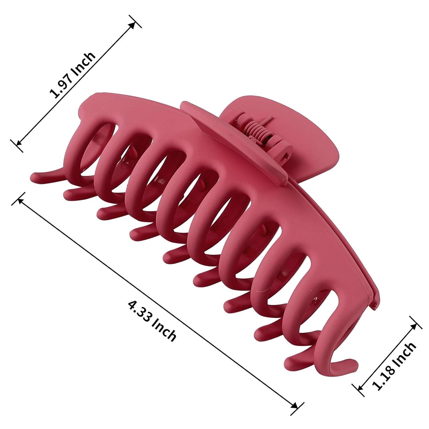 Tyfthui 6 Pcs Hair Claw Clips for Women Nonslip Hair Clips for Women and Girls, Strong Hold for Thin/Thick Hair Fashion Hair Styling Accessories (Multi-colored B) : Beauty