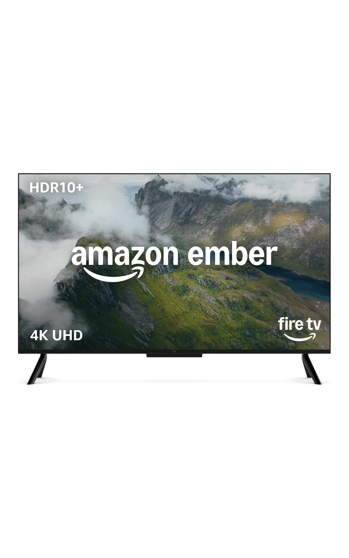 Amazon Ember 4-Serie mit Fire TV (neueste Generation), 43-Zoll-Smart-TV in 4K Ultra-HD mit Alexa-Fernbedienung, HDR10+, schnellem Prozessor, Dolby Audio, Ambient-TV und kostenlosem Live-TV